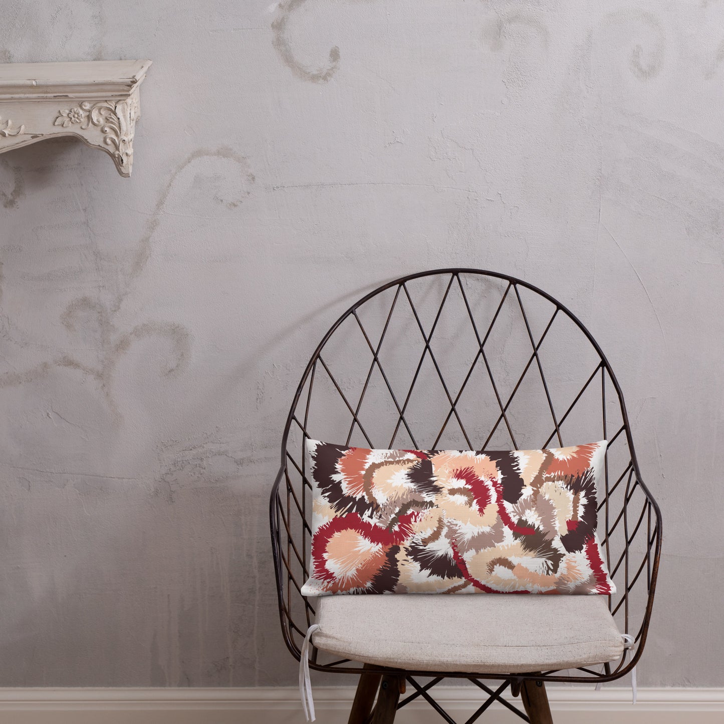 Floral Speckle -Premium Pillow