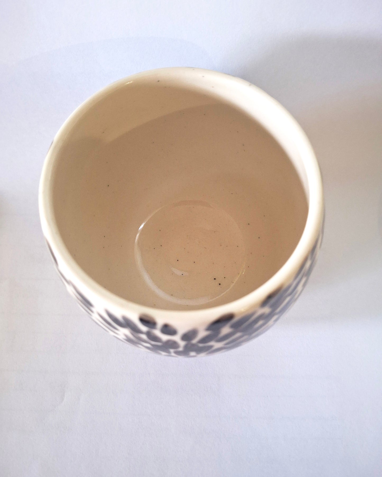 Floral Burst - Stoneware (Black)