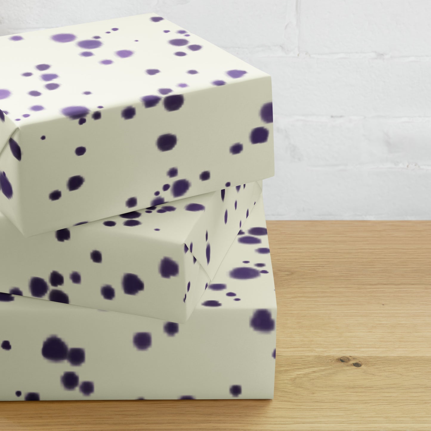 Speckled Purple -Gift Wrapping Paper